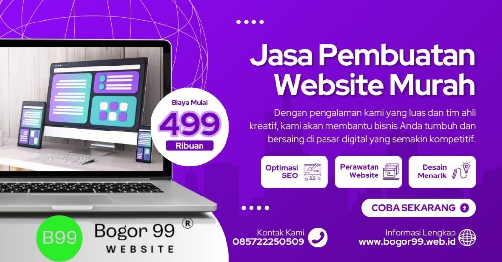 Jasa Website Properti Bogor Profesional - Tingkatkan Penjualan